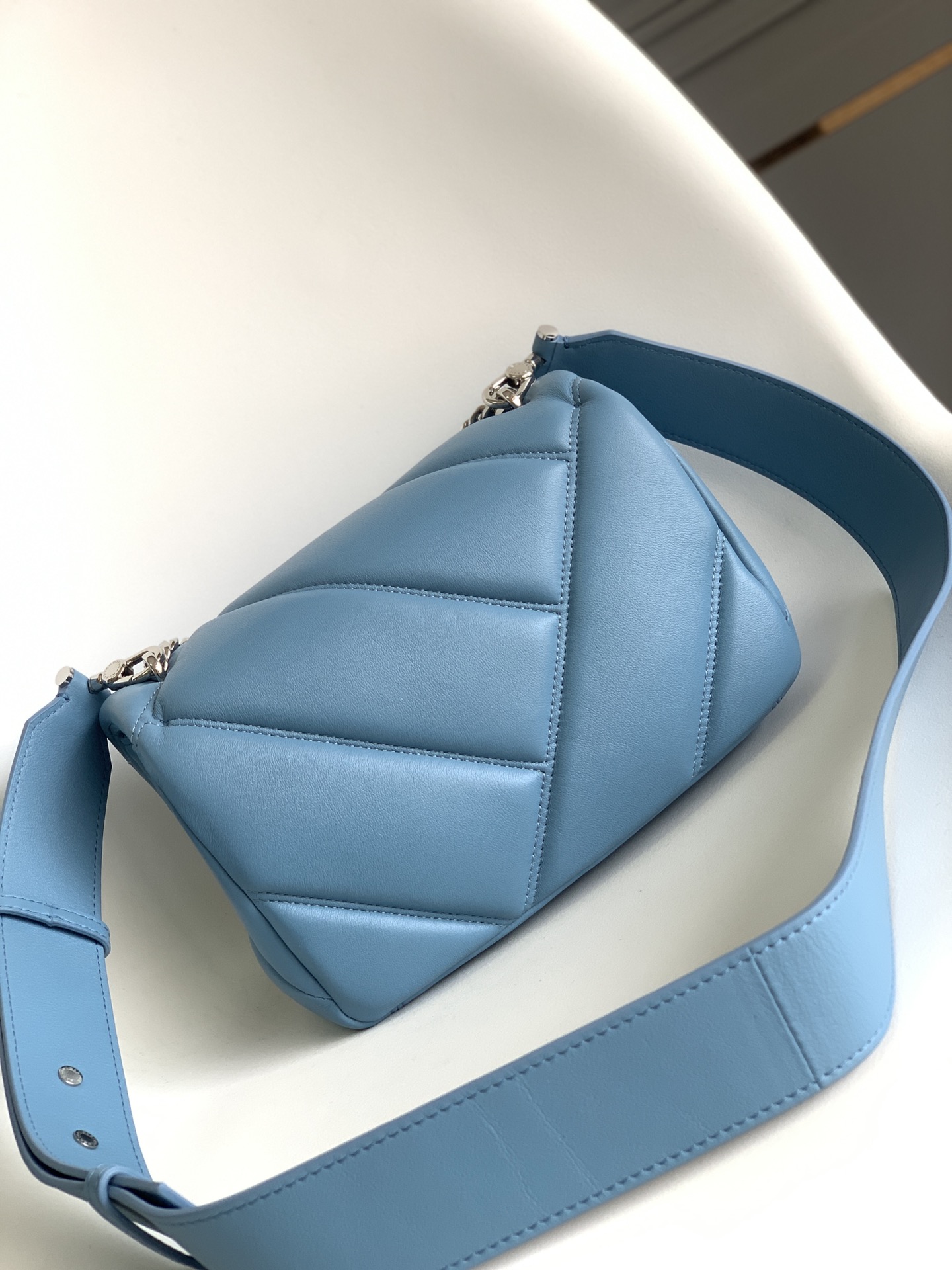 Bvlgari Serpenti Cabochon Crossbody Bag Blue